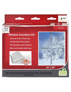 Kit Aislamiento Ventanas Rocky Mountain 9 Paquete 107x157 cm