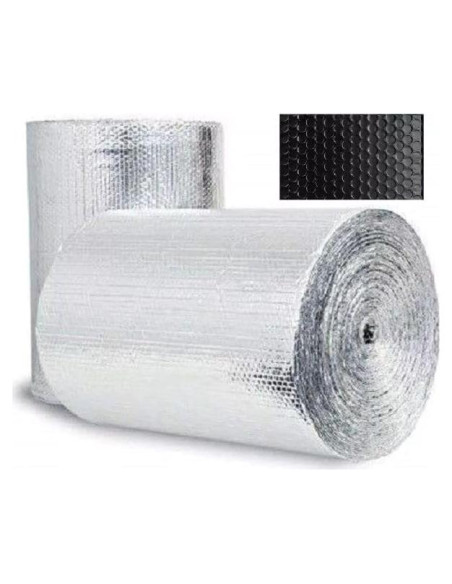 Aislante Reflectante de Burbuja Doble Negro Reflectix 40.64 cm x 7.62 m