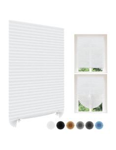 Persianas de Papel Adhesivas Maritown 61x150 cm Blancas