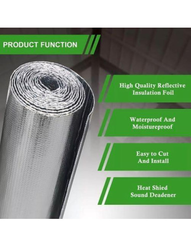 Aislamiento Reflectivo Doble Reflectix 40.64 cm x 7.62 m