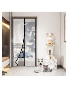 Cortina de Puerta Aislante Térmica Magnética Sunmoxia 91.4x208.3cm