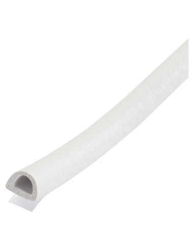 Sello de Ventana de Goma EPDM M-D 0.64x0.79 cm x 10.67 m Blanco