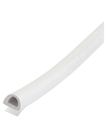 Sello de Ventana de Goma EPDM M-D 0.64x0.79 cm x 10.67 m Blanco