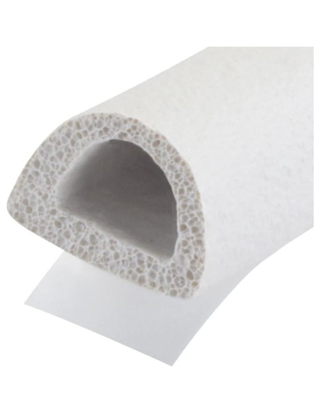 Sello de Ventana de Goma EPDM M-D 0.64x0.79 cm x 10.67 m Blanco