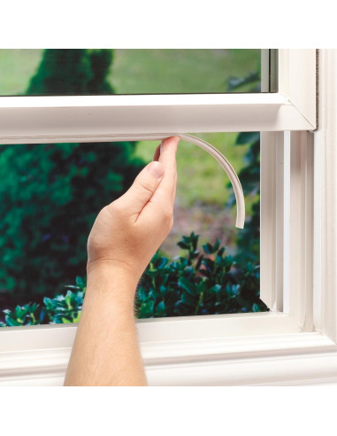 Sello de Ventana de Goma EPDM M-D 0.64x0.79 cm x 10.67 m Blanco