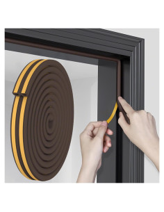 Tira de Sellado Aislante Autoadhesiva CHENYA 10m Marrón 6.1mm