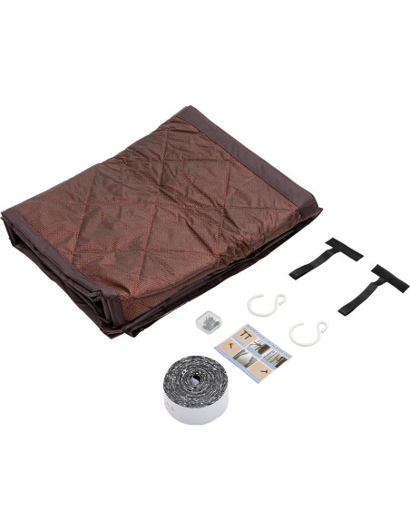 Cortina de Puerta Térmica Aislante Magnética Fifizoo 81x203 cm