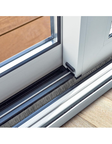 Sellador de Puerta FLYZZZZ 15.24m Fieltro Gris 0.89cm Ancho