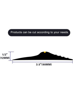Tira de Umbral de Goma ToLanbbt 3m para Puerta de Garaje 2