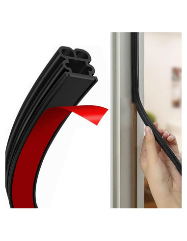 Tira de Sellado Insonorizante BOAOSI 12m Goma Autoadhesiva