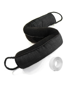 Tope de Puerta Pesado Daralis 81.28 cm Negro Bloqueador de Aire