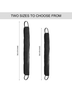 Tope de Puerta Pesado Daralis 81.28 cm Negro Bloqueador de Aire 2