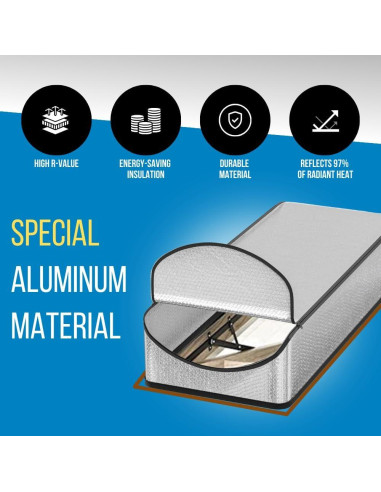 Cubierta Aislante para Escaleras de Ático Dualso 63.5x137.2 cm