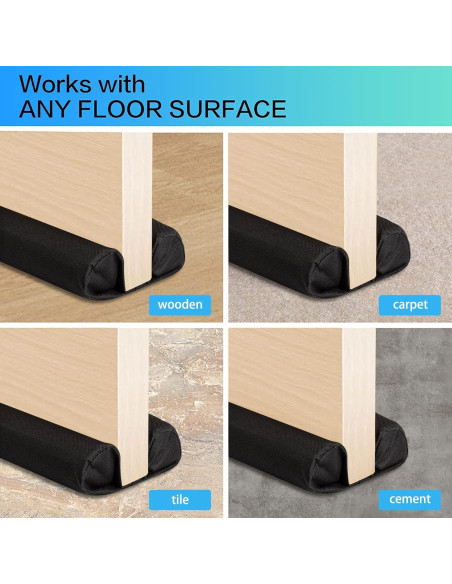 Tapón de Draft PUNP 91.44 cm - Protector de Puerta Ajustable