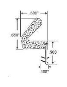 Burlete de Puerta Beige Randall 3 Piezas 216 cm Goma 2