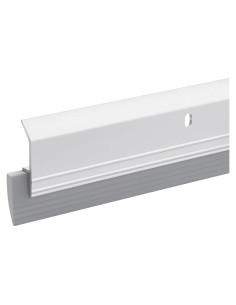 Bisel de puerta Randall 3 pies aluminio gris a prueba de clima