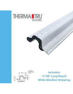 Burlete de Clima Therma-Tru 96" Blanco para Puertas 2