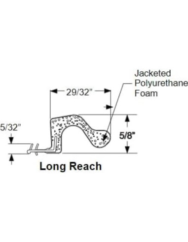 Tira de Sellado de Clima Therma-Tru 205.74 cm Bronce