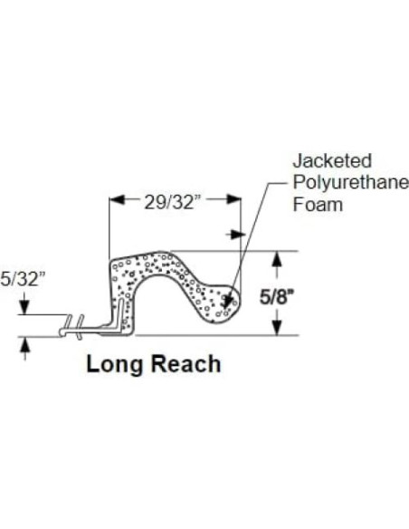 Tira de Sellado de Clima Therma-Tru 205.74 cm Bronce