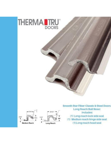 Burlete de Reemplazo Therma-Tru 96" Bronce Aislante