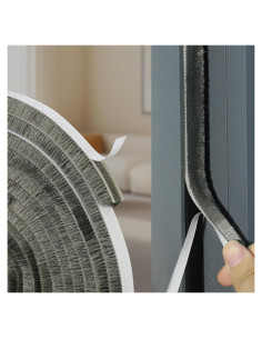 Tira de Sello de Puerta Fairooth 15.24m Aislante Acústico Gris