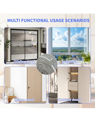 Tira de Sello de Puerta Fairooth 15.24m Aislante Acústico Gris