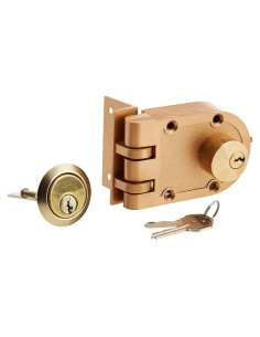 Cerradura de Doble Cilindro Rocky Mountain Goods - Alta Resistencia