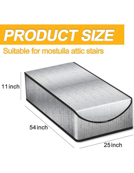 Cubierta de Aislamiento para Puerta de Ático MLUOVI 137.2x63.5cm