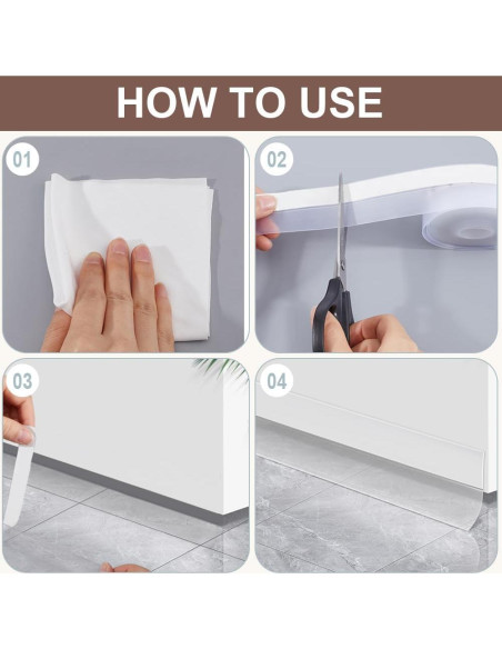 Cinta de Sellado de Clima CRASPIRE 5m Transparente Silicona