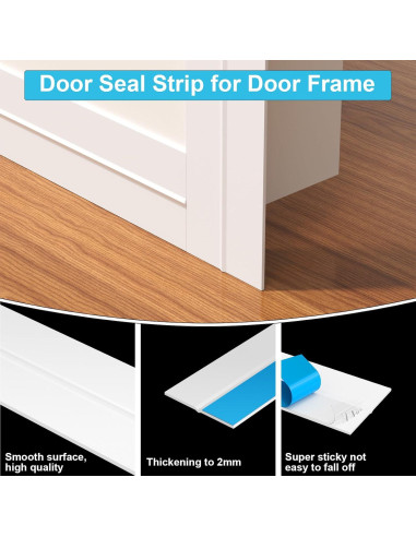 Tira de Sellado de Puerta de Silicona Greymond 6.1m x 2.54cm