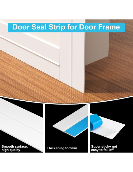 Tira de Sellado de Puerta de Silicona Greymond 6.1m x 2.54cm