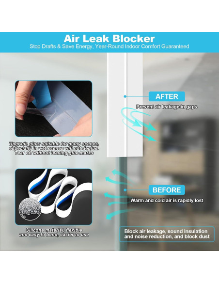 Tira de Sellado de Puerta de Silicona Greymond 6.1m x 2.54cm