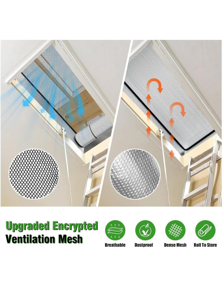 Cubierta de Aislamiento de Puerta de Ático AGHITG 0.87 m