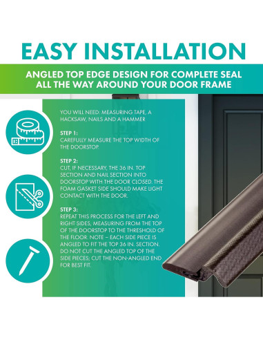 Juego de Sellado de Puerta Simply Conserve DS060W-B 3.49 cm