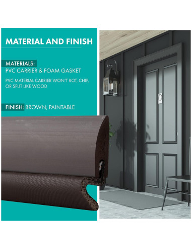 Juego de Sellado de Puerta Simply Conserve DS060W-B 3.49 cm