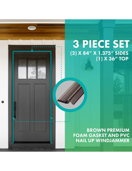 Juego de Sellado de Puerta Simply Conserve DS060W-B 3.49 cm