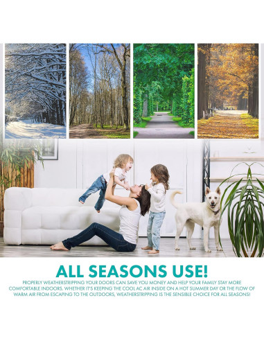 Juego de Sellado de Puerta Simply Conserve DS060W-B 3.49 cm