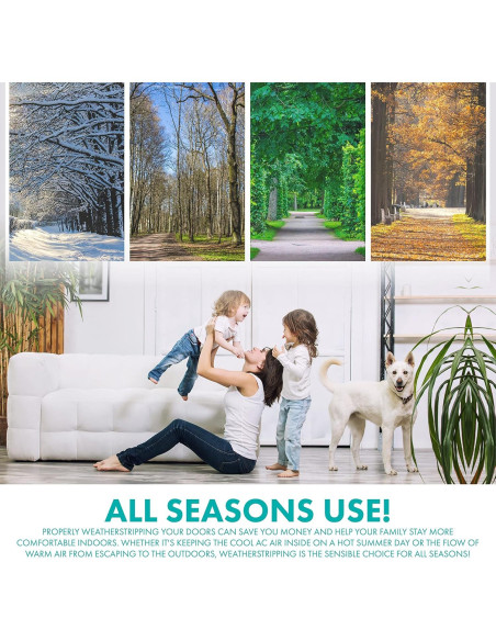 Juego de Sellado de Puerta Simply Conserve DS060W-B 3.49 cm