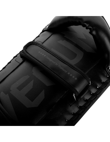 Almohadillas de Patada Venum Giant Kick Pads - Cuero Negro