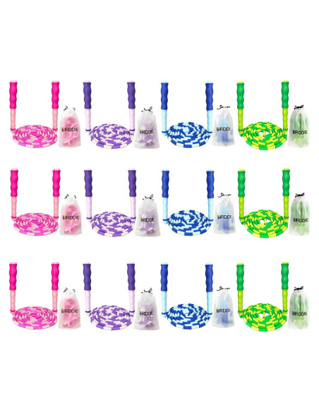 Cuerda de Saltar Ajustable BIRDDIE 2.8m con Perlas Suaves