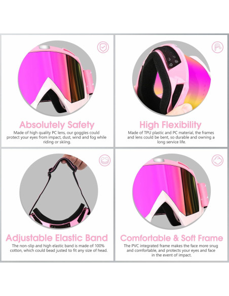 Gafas de Motocross ATV 2-Pack UV a Prueba de Viento y Polvo