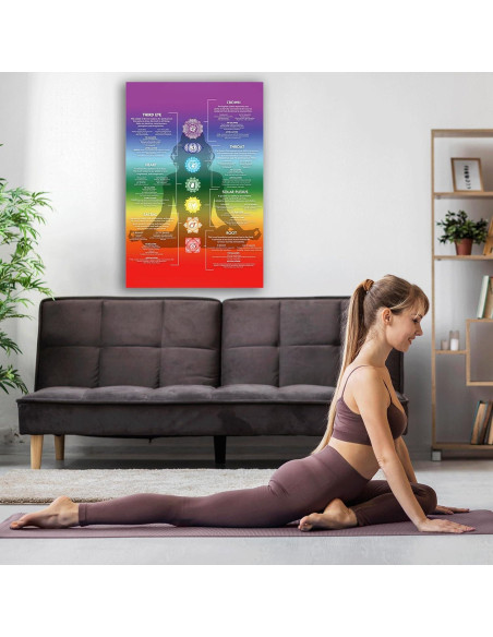 Póster Decorativo JJT Chakra Zen 30.5 x 45.7 cm - Arte Reiki