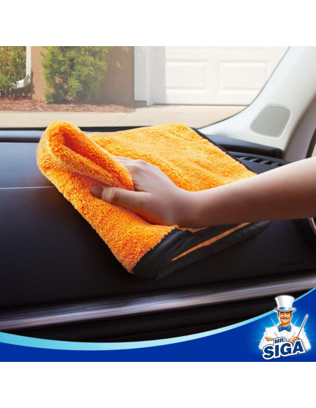 Toallas de Microfibra MR.SIGA 40x60 cm, Paquete de 6, Absorbentes