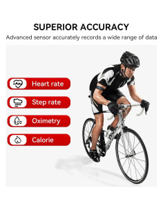 Monitoreo de Frecuencia Cardíaca XOSS BBP Bluetooth 5.0 2