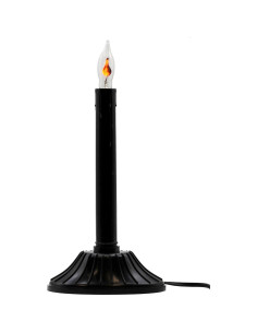 Lámpara de Vela Interior Parpadeante Negra Creative Hobbies 24cm 2