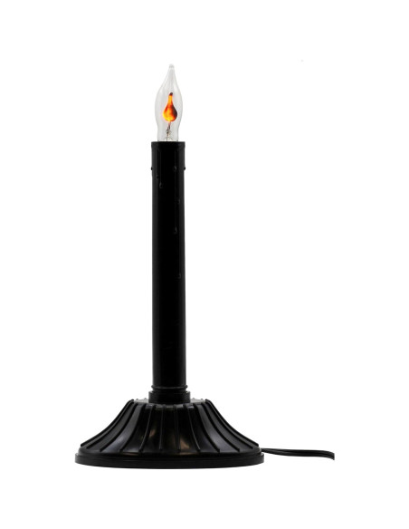 Lámpara de Vela Interior Parpadeante Negra Creative Hobbies 24cm