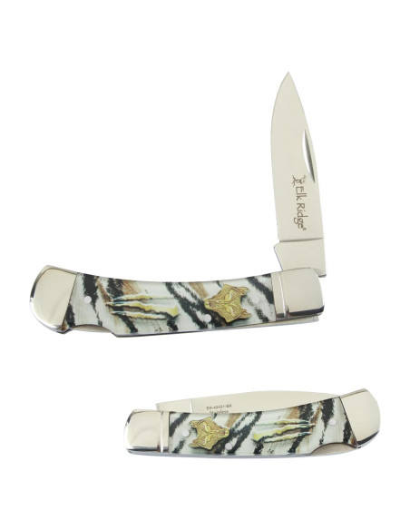 Cuchillo de bolsillo Elk Ridge ER-42451-AF, acero inoxidable 6.5 cm