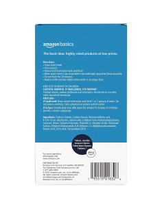 Tabletas Limpiadoras de Inodoro Amazon Basics 5 Unidades 40g 2