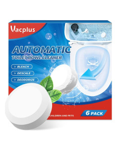 Limpiador de Inodoro Vacplus - 6 Paquetes de 50g con Blanqueador