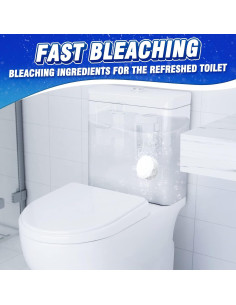 Limpiador de Inodoro Vacplus - 6 Paquetes de 50g con Blanqueador 2